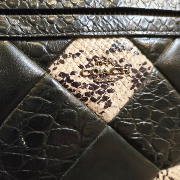 Vintage COACH Canyon Quilt Primrose Patchwork Satchel EUC C1681-38295 - Picture 5 of 8